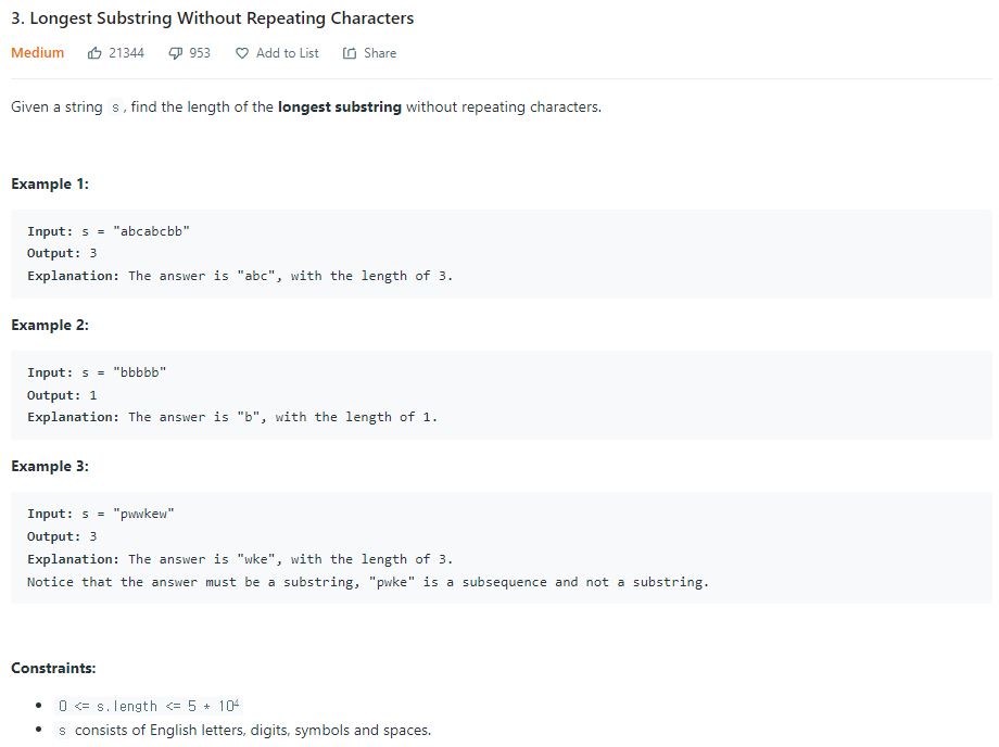 3-longest-substring-without-repeating-characters